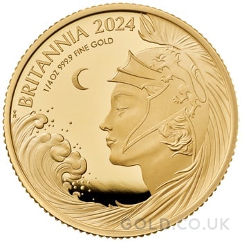 2024 Britannia Three-Coin Gold Proof Set Boxed