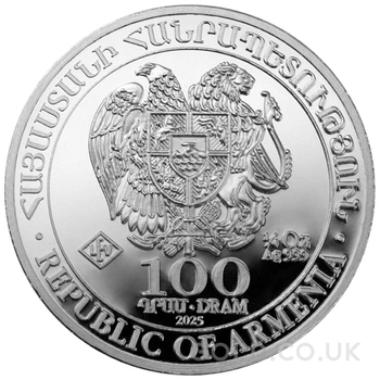 2025 Armenian Noah's Ark Silver Coin 1/4oz