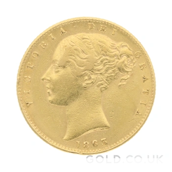 1863 Gold Sovereign