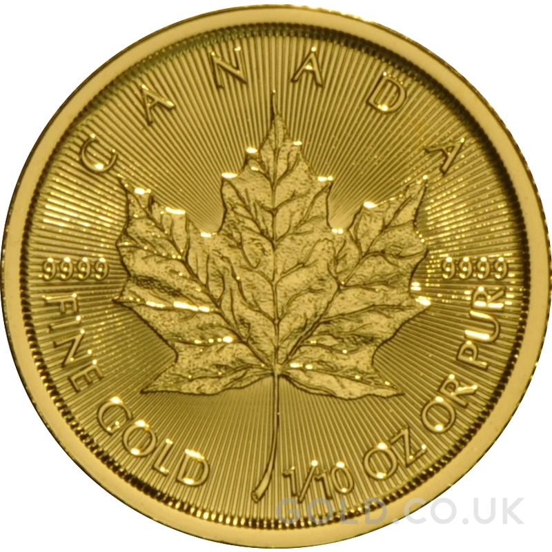 2017 1/10oz Canadian Maple Leaf Gold Coin