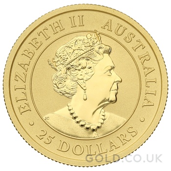 2020 1/4oz Australian Kangaroo Gold Nugget Coin