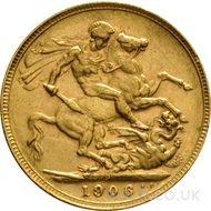 1906 Edward VII Gold Sovereign (Perth Mint)
