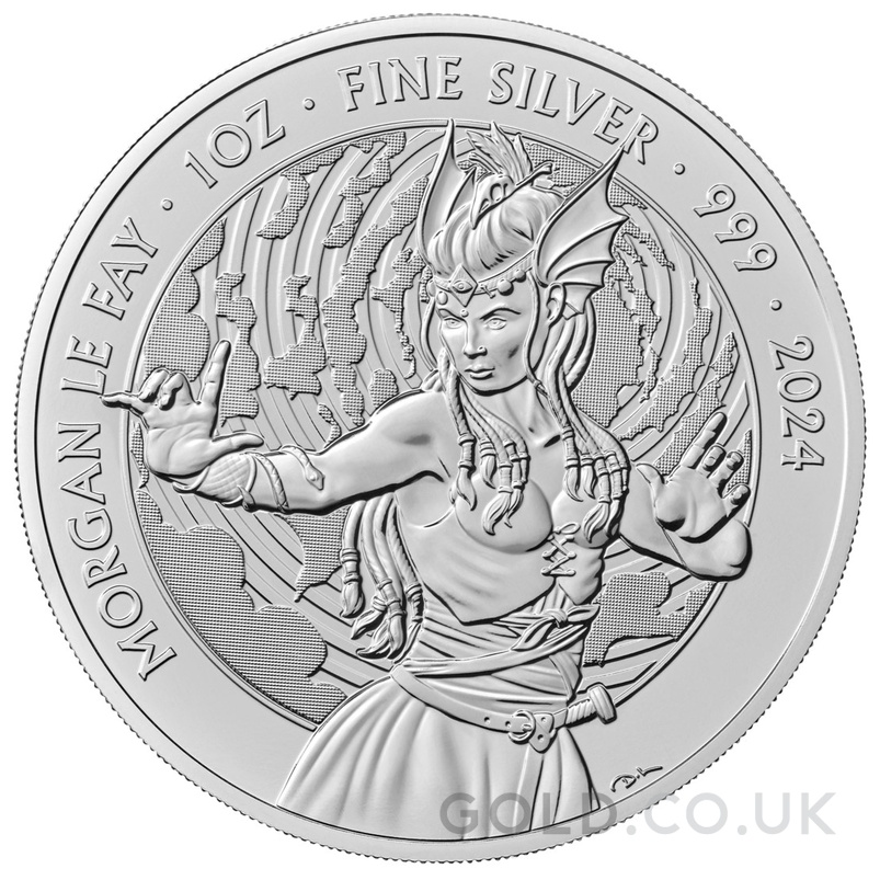 2024 Morgan Le Fay Silver Coin Myths & Legends 1oz