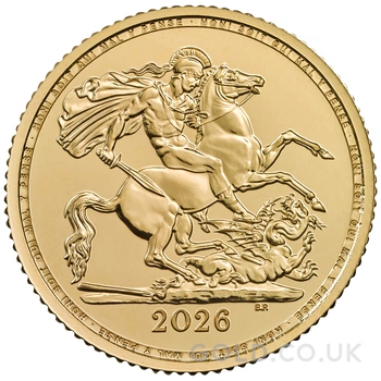 2026 Gold Half Sovereign Coin