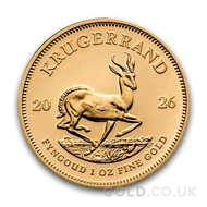 2026 Gold Krugerrand Coin 1oz