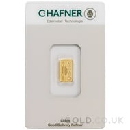 1g C. Hafner Gold Bar