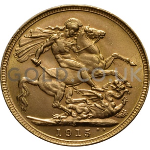 1915 George V Gold Sovereign (Sydney Mint)
