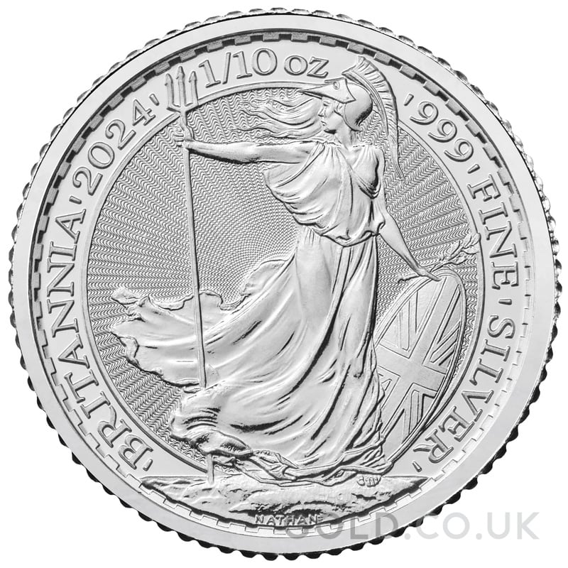 2024 Britannia 1/10oz Silver Coin