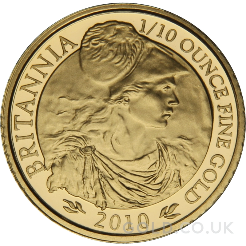 2010 Proof 1/10oz Gold Britannia Coin
