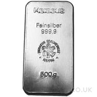 500g Silver Bars