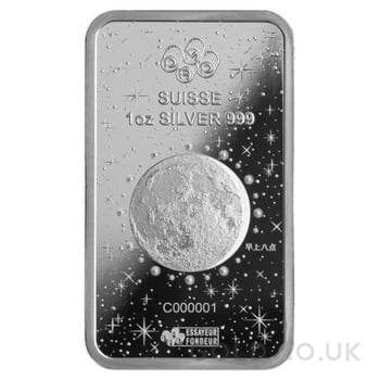 1oz Silver Bar 2024 Year of the Dragon PAMP
