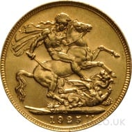 1925 George V Gold Sovereign (Sydney Mint)