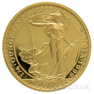 1999 Quarter Ounce Proof Britannia