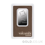 1oz Valcambi Platinum Bar