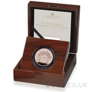 2023 75th Birthday of King Charles III £5 Proof Crown Gold Coin (2023)