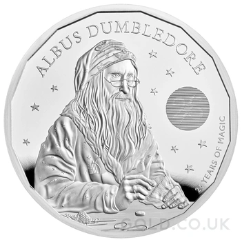 2023 Proof 1oz 25th Anniversary of Harry Potter Silver Coin Dumbledore Boxed