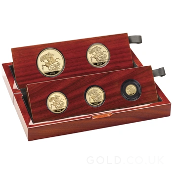2026 Sovereign Five Coin Gold Proof Set Boxed