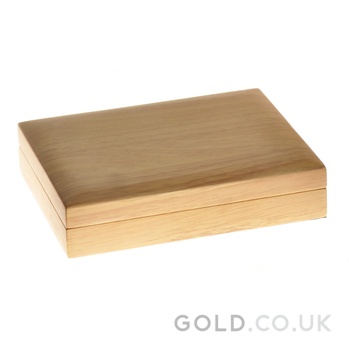 Large Oak Coin Gift Box 5 x 1oz Silver Coins