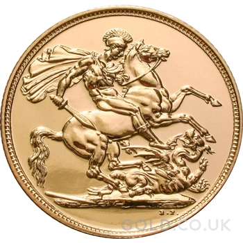 Elizabeth II Fourth Head Gold Sovereign Gift Boxed