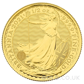 2021 1/2oz Gold Britannia Coin