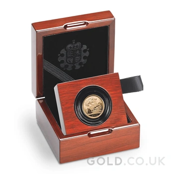 2015 Proof Gold Half Sovereign Boxed