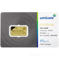 5g Umicore Gold Bar