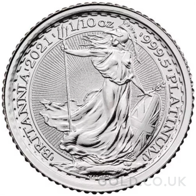 2021 1/10oz Platinum Britannia Coin