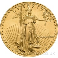 1987 1 oz Gold America Eagle