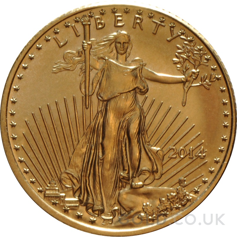 2014 1/10oz American Eagle Gold Coin
