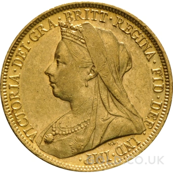 1898 Gold Sovereign Coin Queen Victoria Old Head Sydney