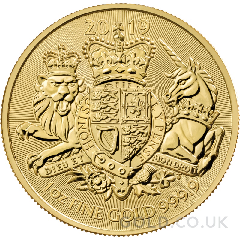 2019 Royal Arms 1oz Gold Coin