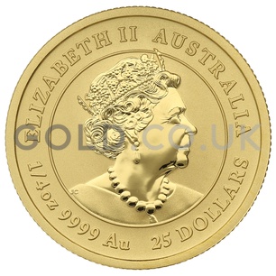 Gold Perth Mint Year of the Mouse 1/4oz (2020)