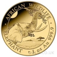Somalian Elephant 1oz Gold Coin (2023)