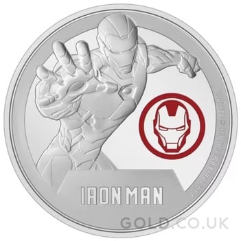 2024 Iron Man 1oz Proof Silver Coin Boxed