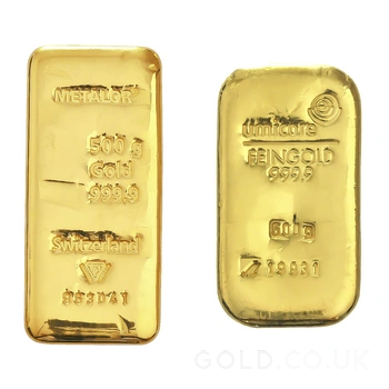500g Gold Bars Best Value (Brand New)