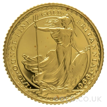 1996 Proof 1/10oz Gold Britannia Coin