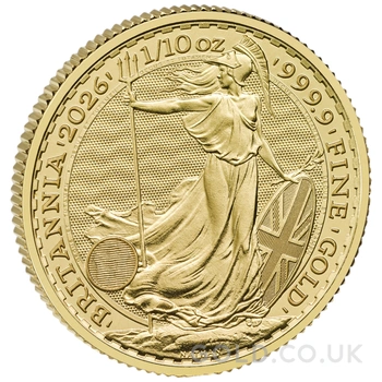 2026 1/10oz Gold Britannia Coin