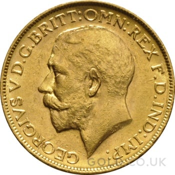1913 Gold Sovereign Coin George V Melbourne