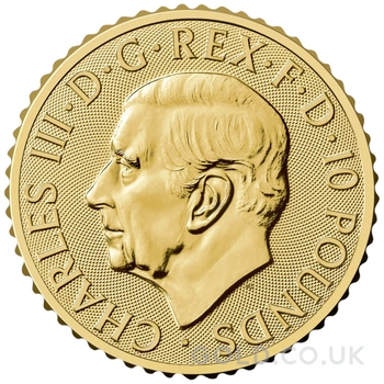 2025 1/10oz Gold Britannia Coin