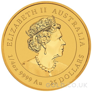 2023 Year of the Rabbit Gold Coin 1/4oz Perth Mint Australian Lunar Series