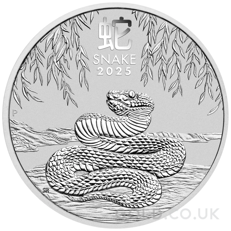 2025 Year of the Snake Silver Coin 1kg Perth Mint Australian Lunar Series