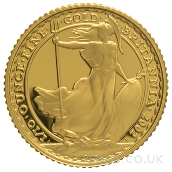 2002 Proof 1/10oz Gold Britannia Coin