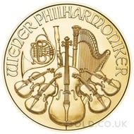 Gold Philharmonic Quarter Ounce Coin (2025)