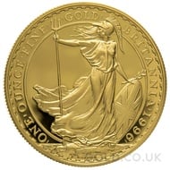 1996 One Ounce Proof Britannia