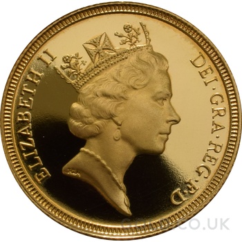 1992 Proof Gold Half Sovereign Boxed