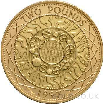 1997 Proof Gold Sovereign 4 Coin Set Boxed