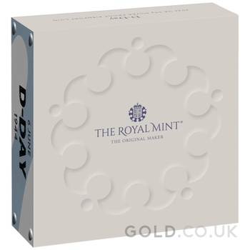 2024 Piedfort Proof 50p Silver Coin 80th Anniversary of the D-Day Landings Boxed