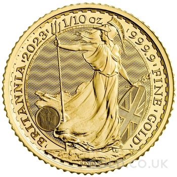 2023 1/10oz Gold Britannia Coin King Charles III