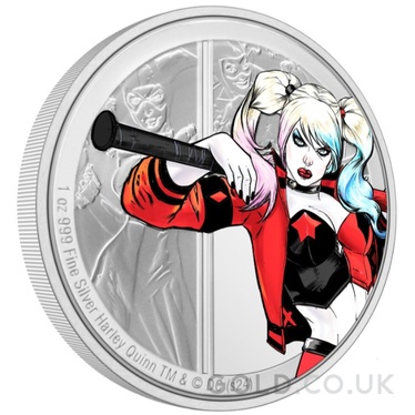 2024 Proof Harley Quinn Silver Coin 1oz Boxed