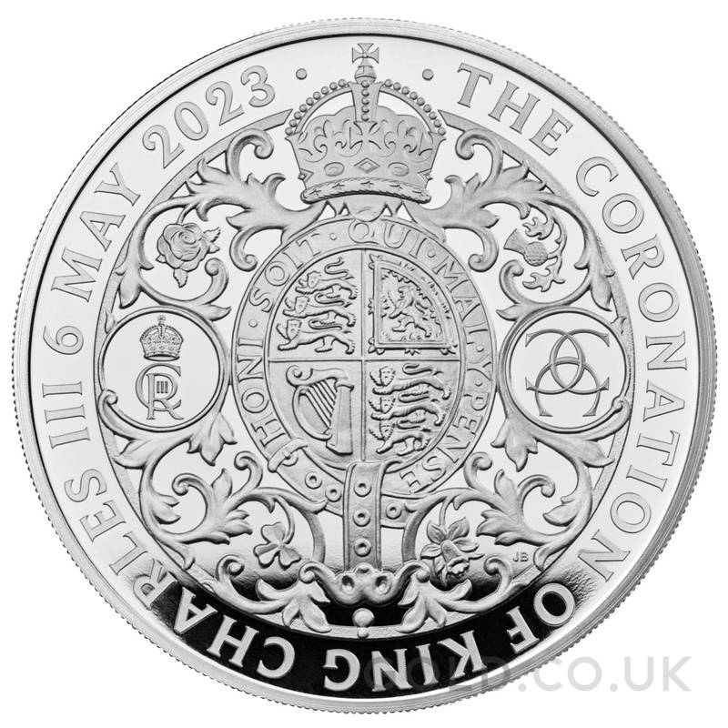 2023 1oz Silver Coronation of King Charles III Proof Coin Boxed